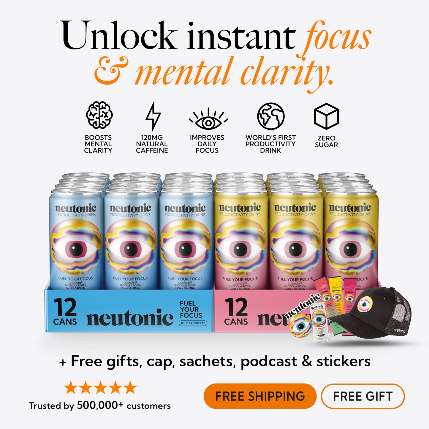 Exclusive Offer 24 cans + Free Gifts