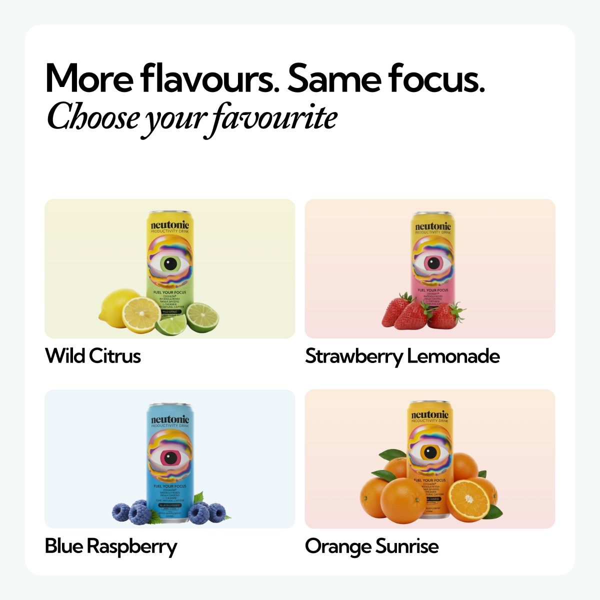 Productivity Drink - 12 Cans