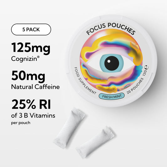 Focus Pouches Fresh Mint – 5 Pack