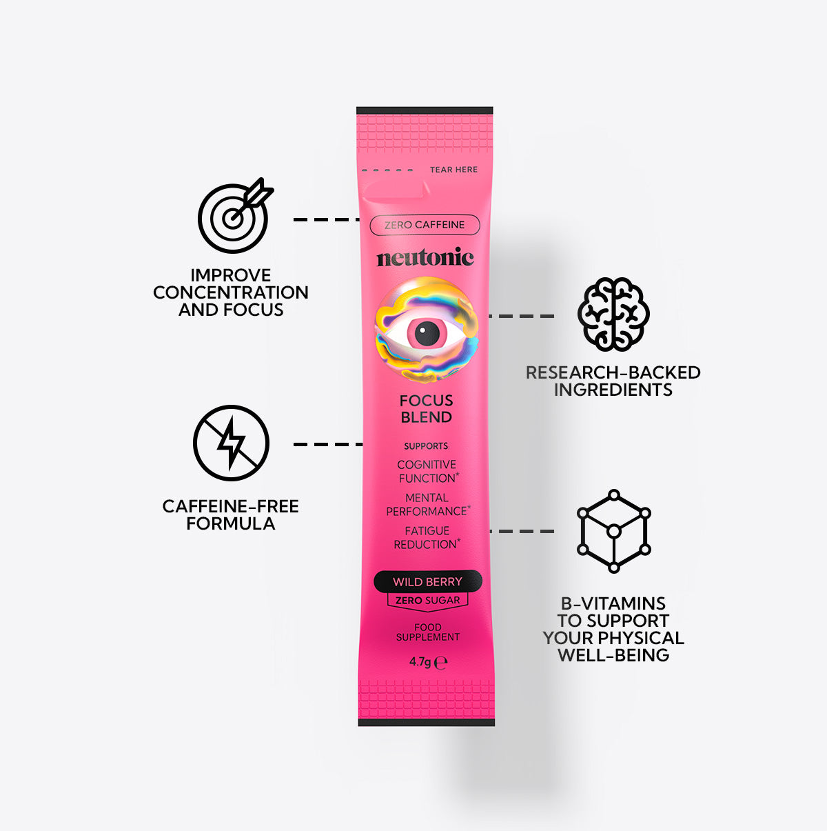 Focus Blend Wild Berry 16 Sachets