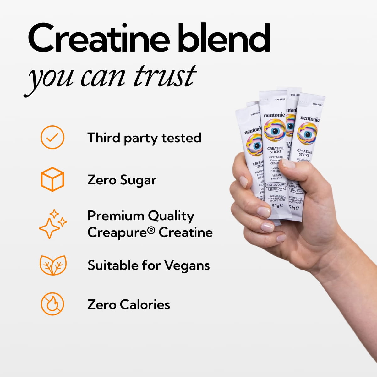 Creatine Sticks - Unflavoured [AU]