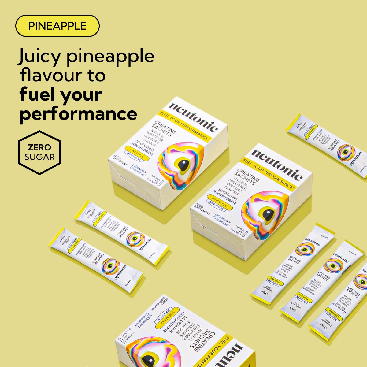 Creatine Sachets - Pineapple (7 Pack)