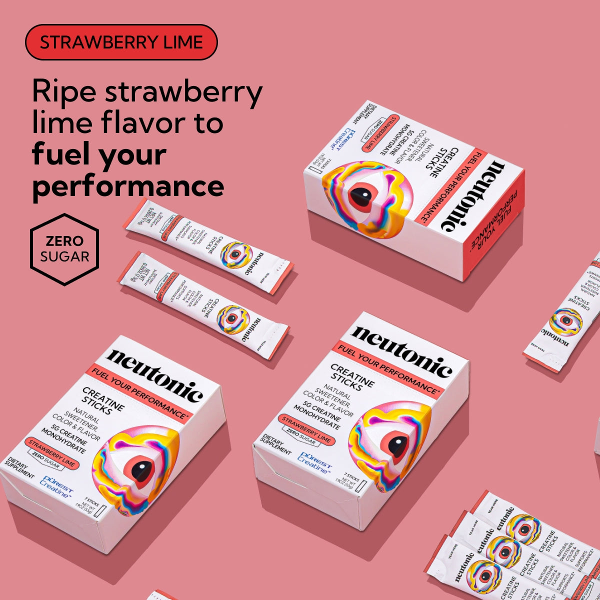 Creatine Sticks - Strawberry Lime (7 pack)
