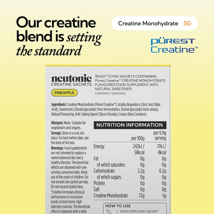 Creatine Sachets - Pineapple (7 Pack)
