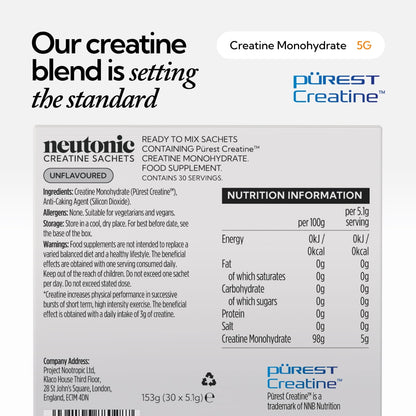 Creatine Sachets - Unflavoured