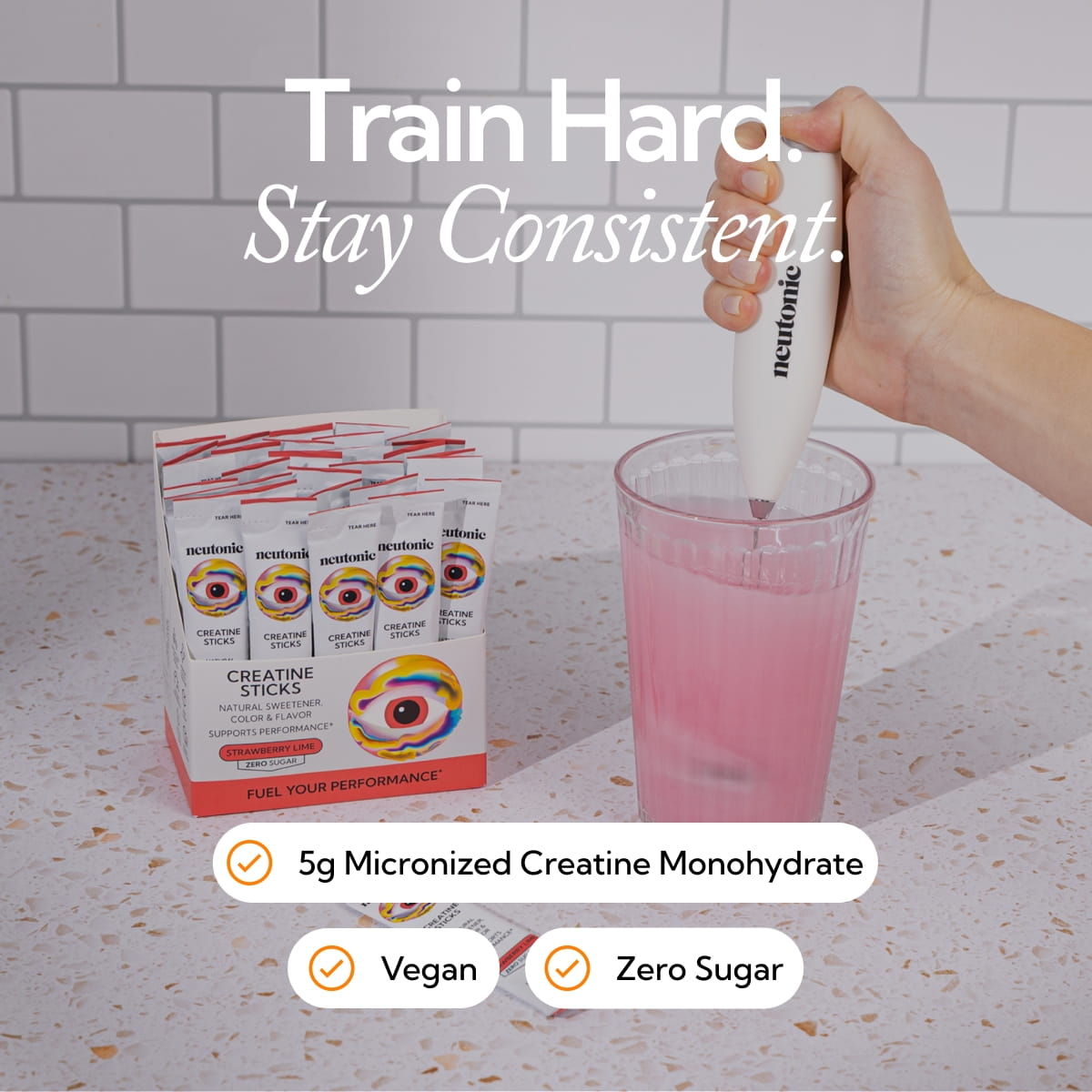 Creatine Sticks - Strawberry Lime