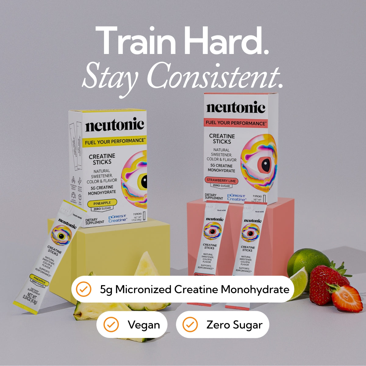 Creatine Sticks - Pineapple (7 pack)