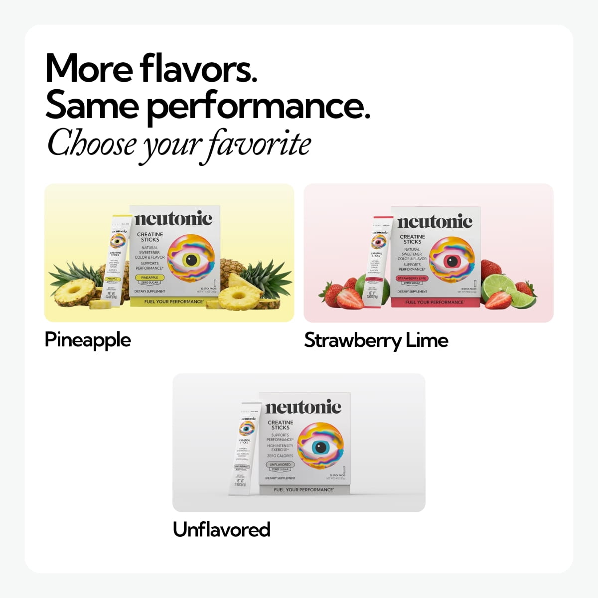 Creatine Sticks - Unflavored