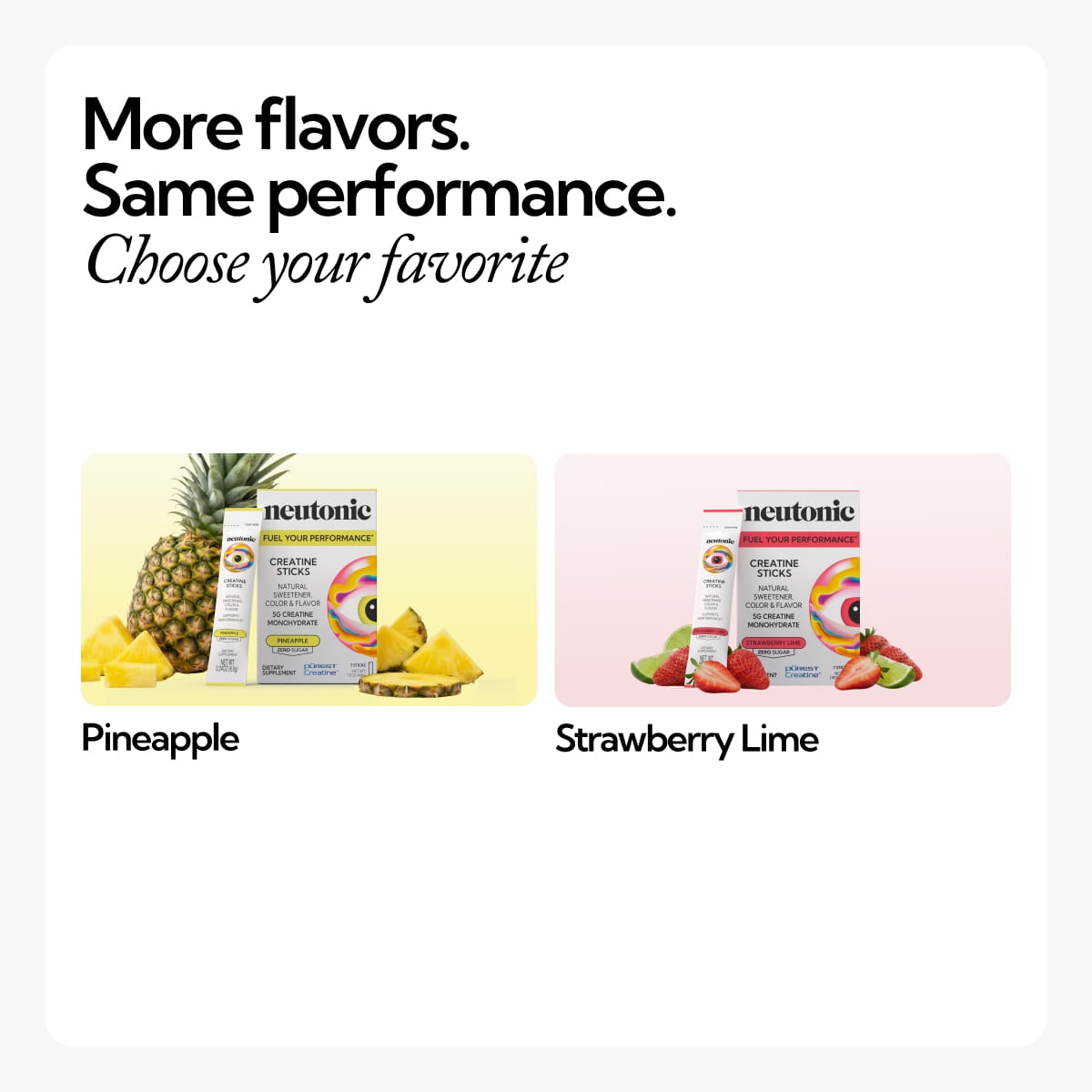 Creatine Sticks - Pineapple (7 pack)