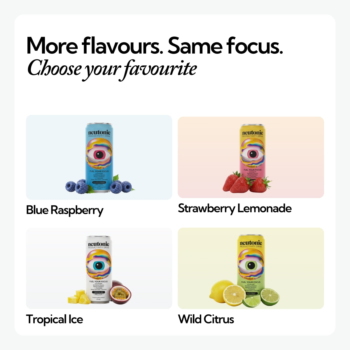 Productivity Drink - 12 Cans