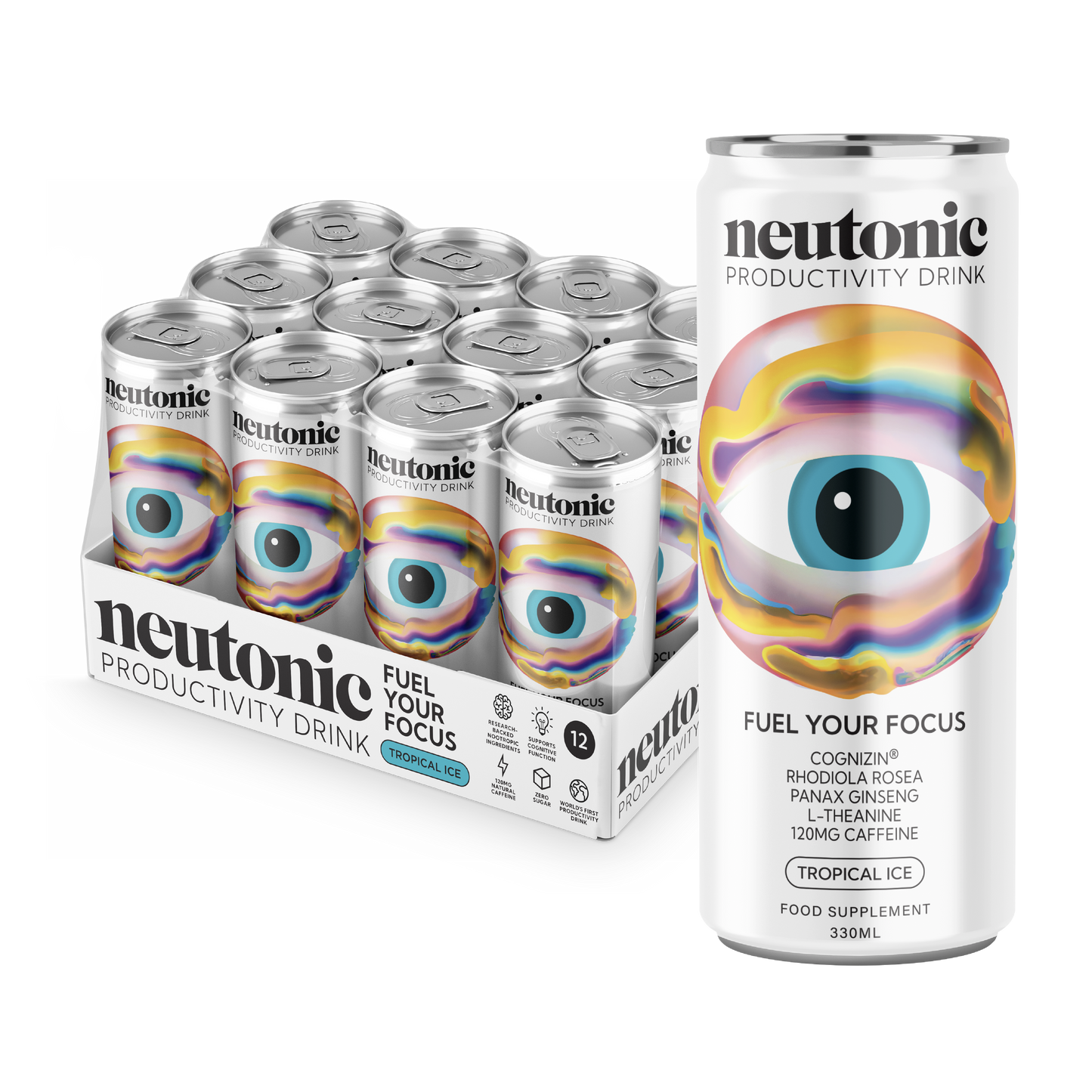 Neutonic Productivity Drink - Tropical Ice 12 case