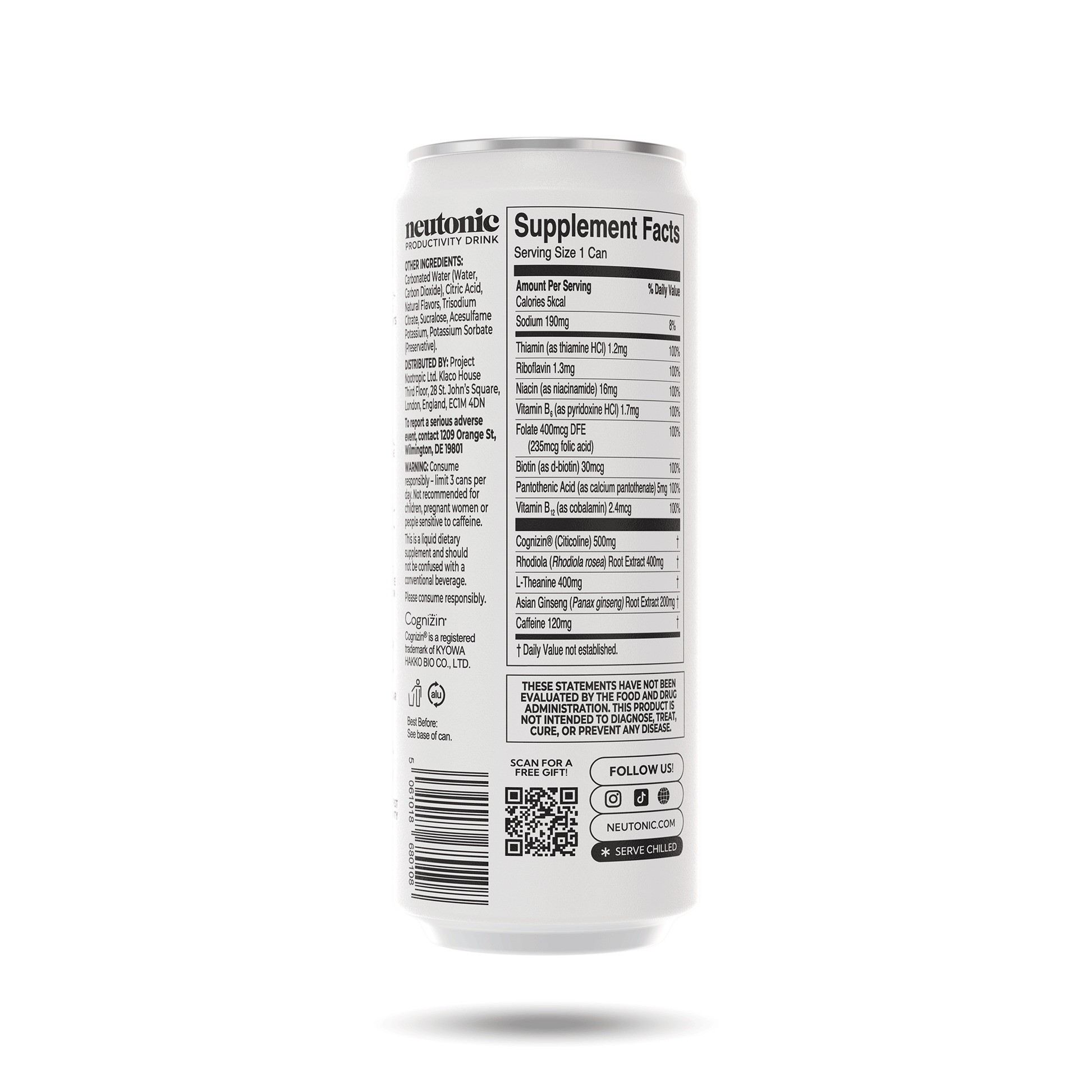 Neutonic Supplement Facts