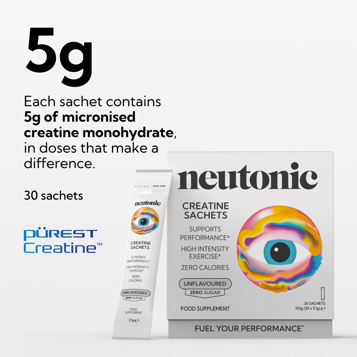 Creatine Sachets - Unflavoured product image.