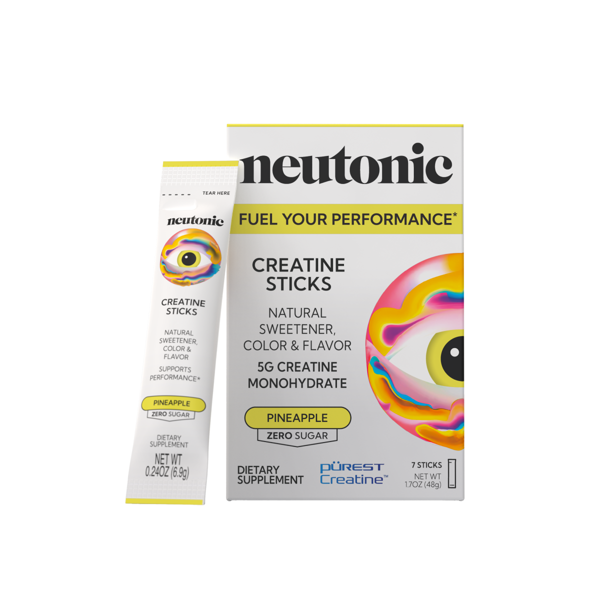 Creatine Sticks - Pineapple (7 pack)