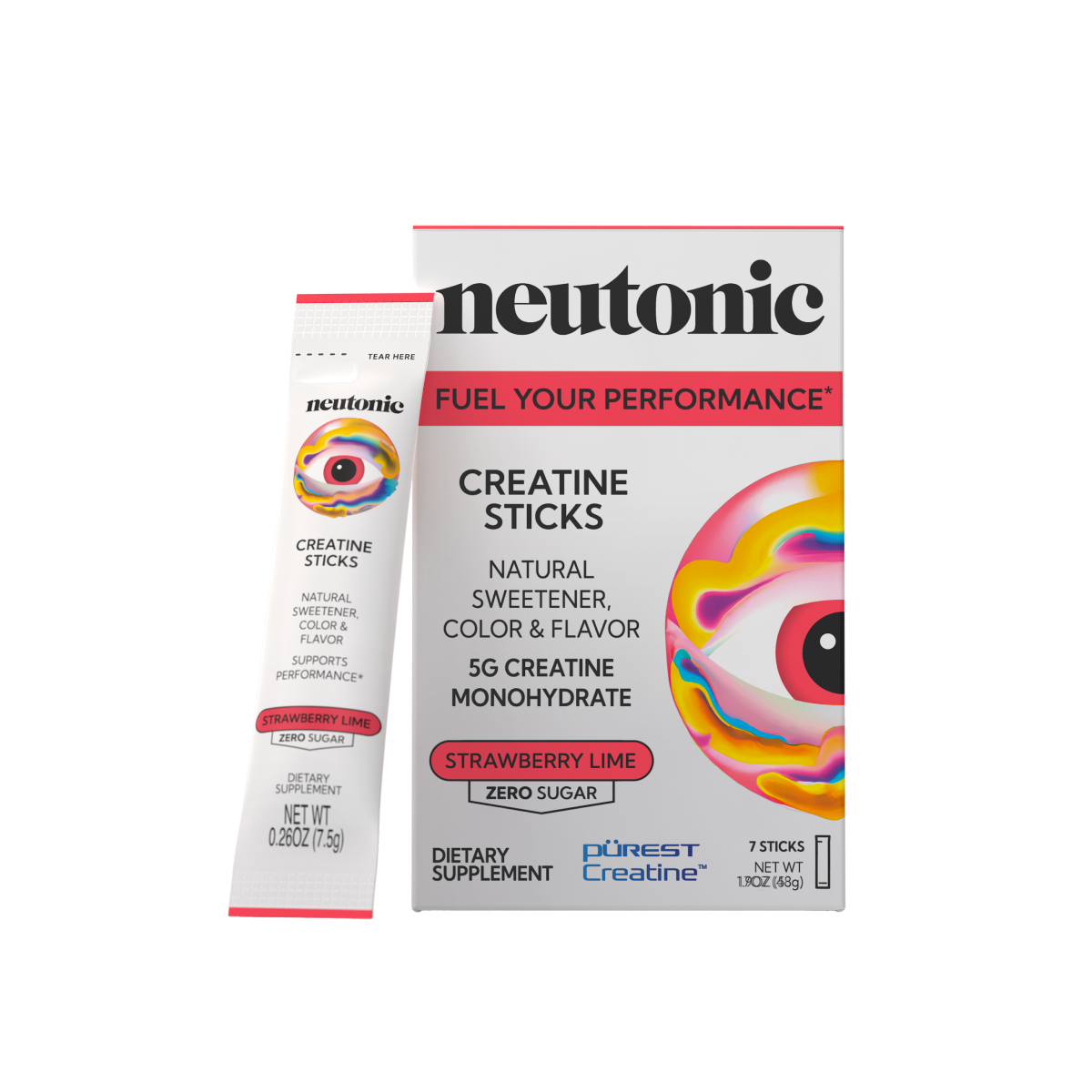 Creatine Sticks - Strawberry Lime (7 pack)