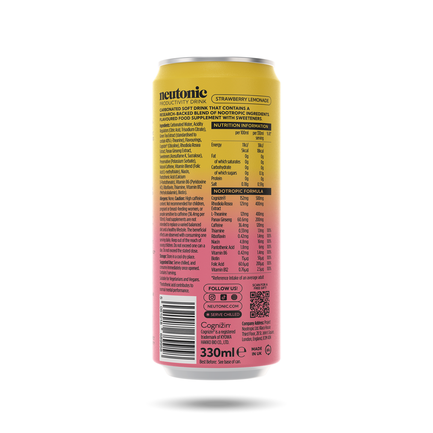 Strawberry Lemonade - 12 Cans