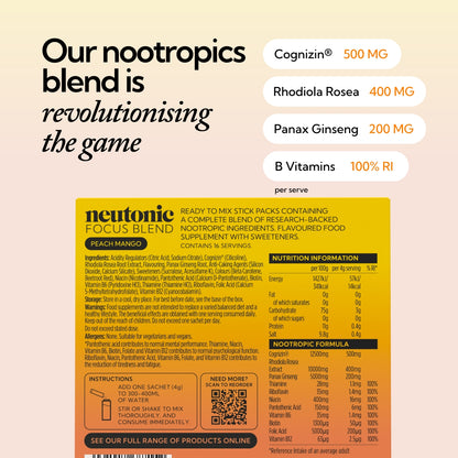 Focus Blend - Peach Mango