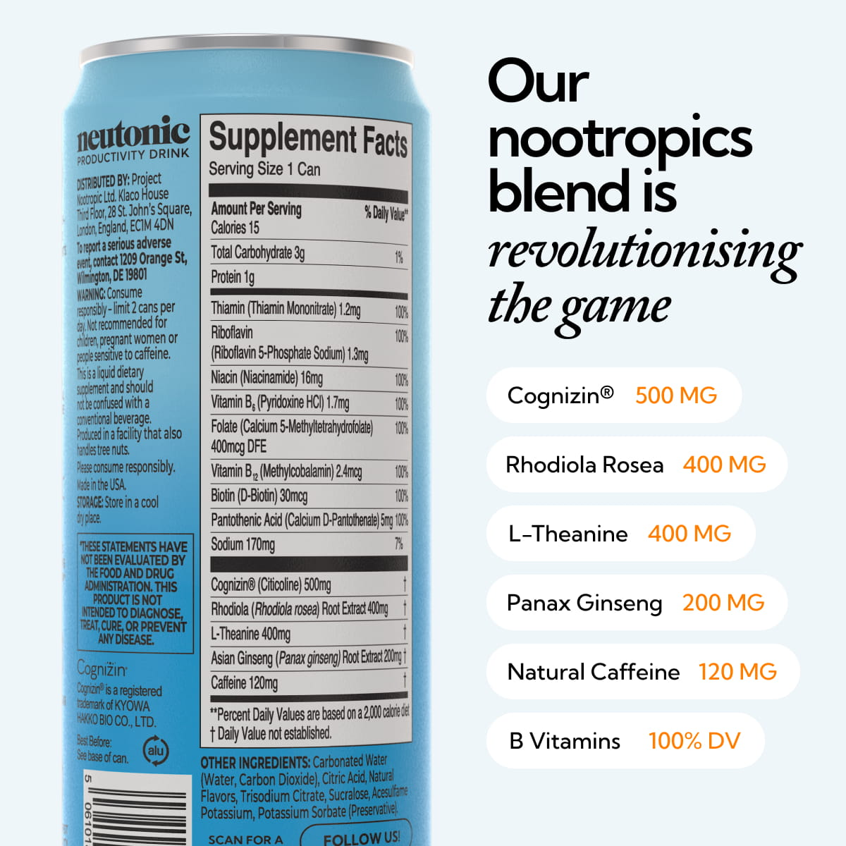 Productivity Drink - Blue Raspberry